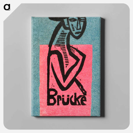 アートパネル-Exhibition of the artist's group Bridge at the Artsalon Fritz Gurlitt - エルンスト ルートヴィヒ キルヒナー Canvas.