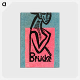 アートポストカード-Exhibition of the artist's group Bridge at the Artsalon Fritz Gurlitt - エルンスト ルートヴィヒ キルヒナー Postcard.