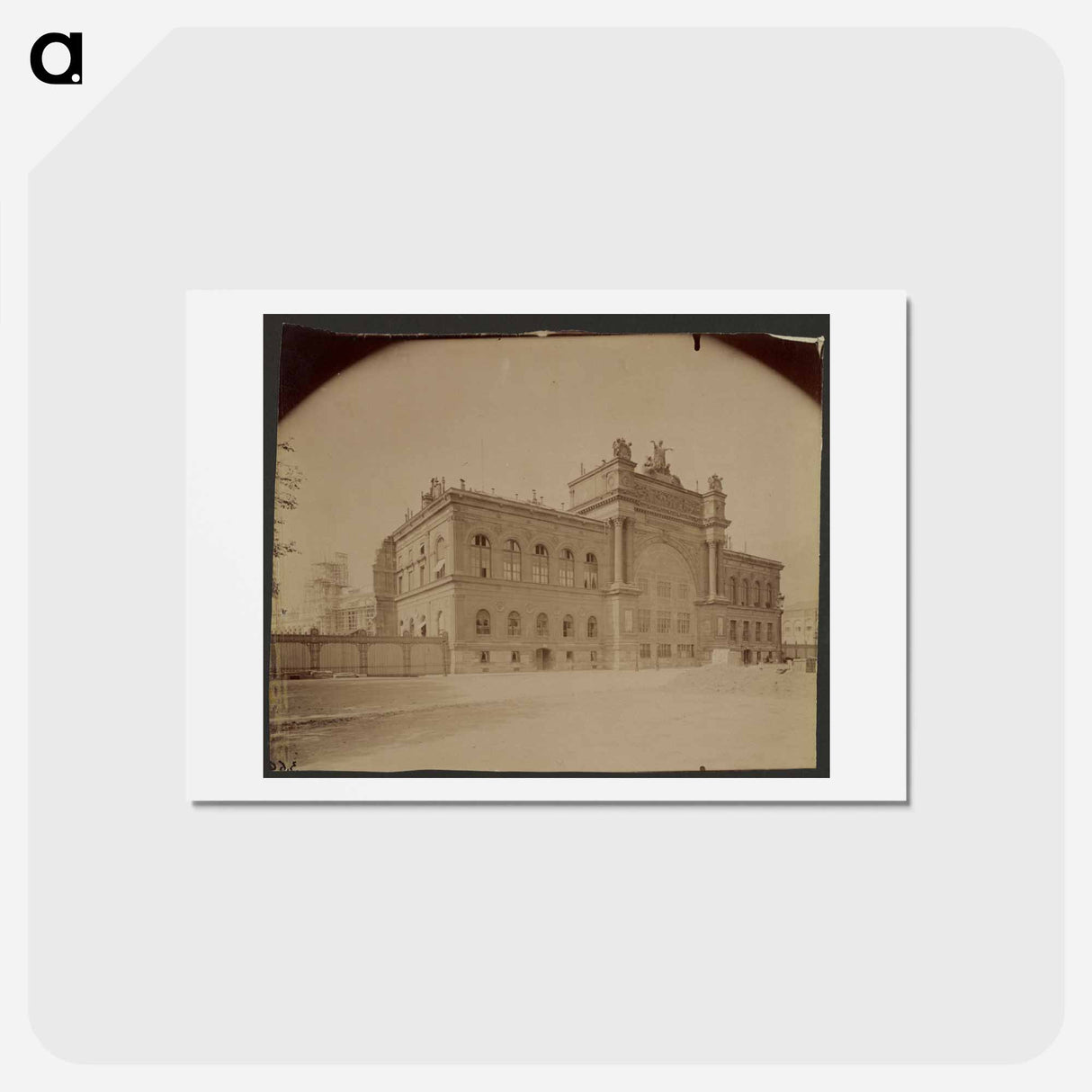 アートポストカード-Palais de l'Industrie, Va Disparaître
 - ウジェーヌ アジェ Postcard.