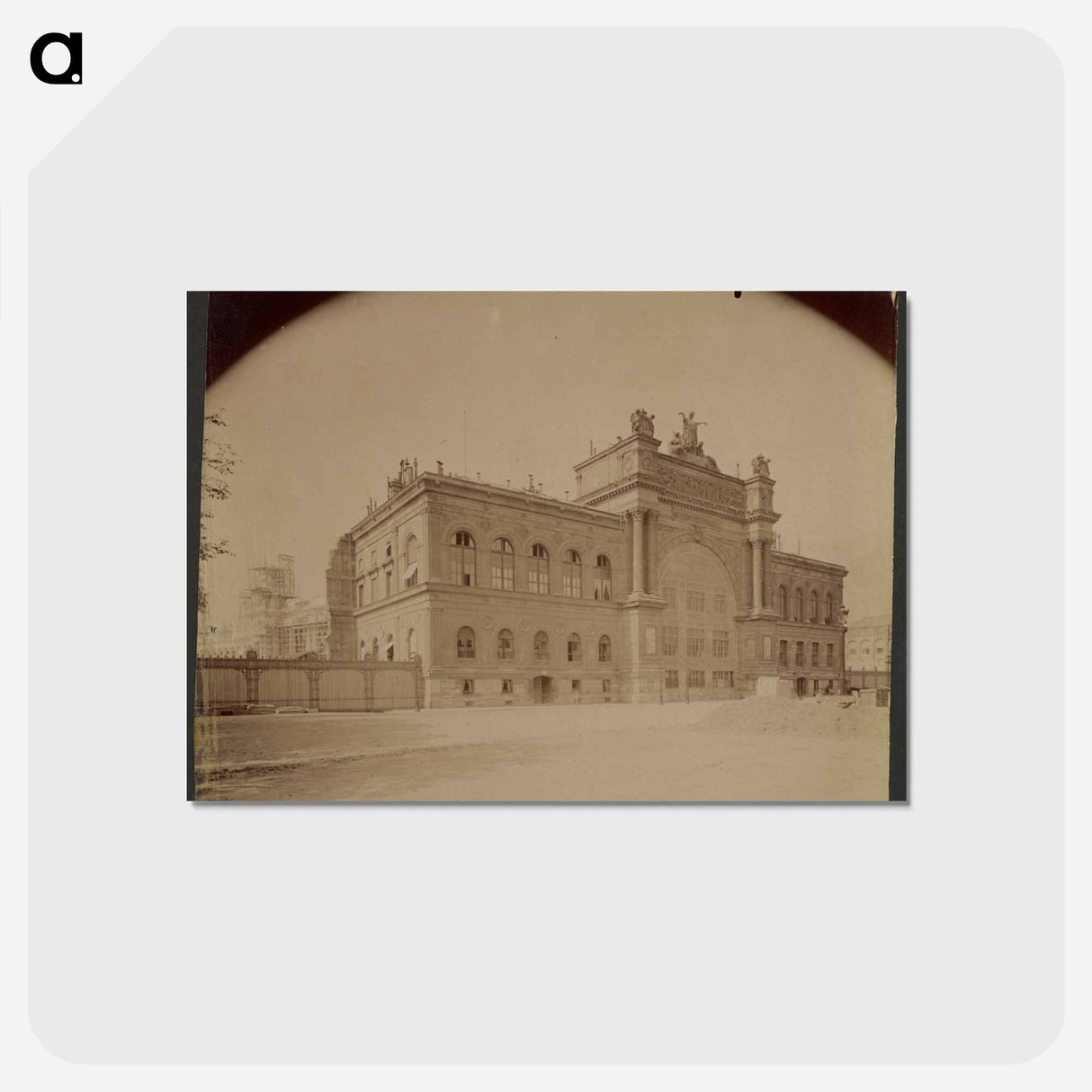 アートポストカード-Palais de l'Industrie, Va Disparaître
 - ウジェーヌ アジェ Postcard.