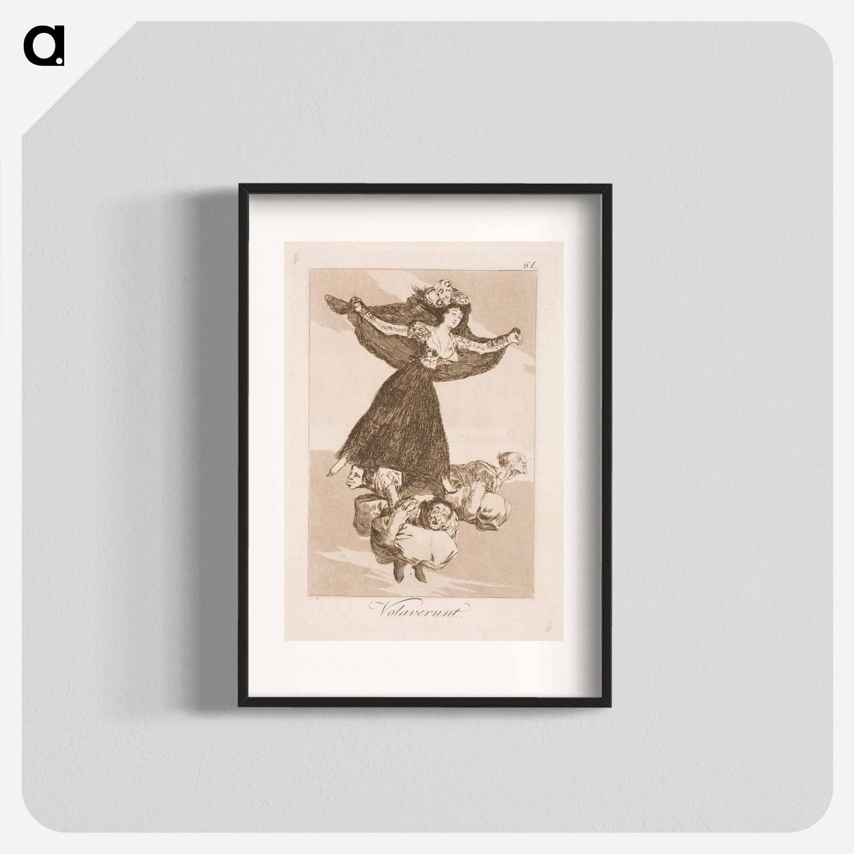 They have flown away - Francisco de Goya Poster.