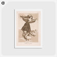 アートポストカード-They have flown away - フランシスコ デ ゴヤ Postcard.