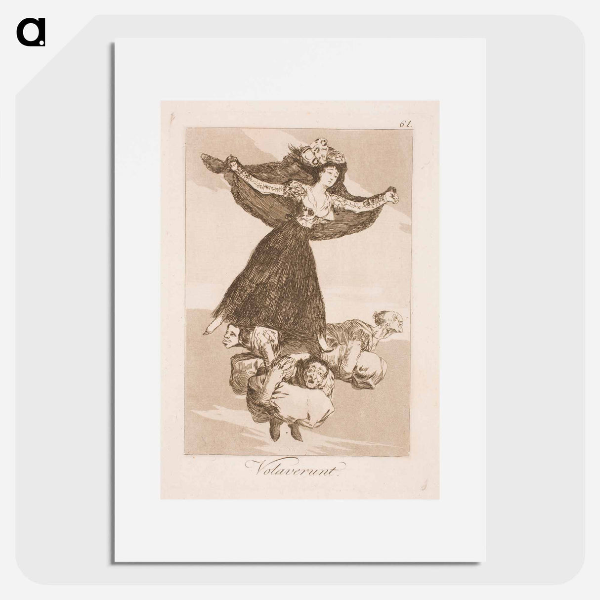They have flown away - Francisco de Goya Poster.