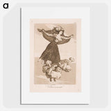 They have flown away - Francisco de Goya Poster.