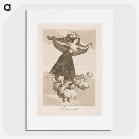 They have flown away - Francisco de Goya Poster.