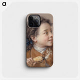 Boy with a Carrot - フランソワ ブーシェ Phone Case.