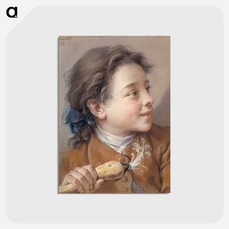 アートポストカード-Boy with a Carrot - フランソワ ブーシェ Postcard.