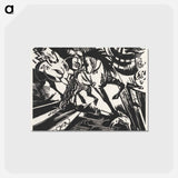 アートポストカード-The Riding School - フランツ マルク Postcard.