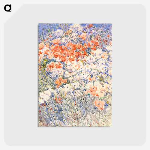 The Island Garden - フレデリック チャイルド ハッサム Postcard.