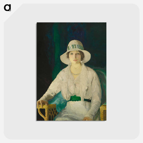 アートポストカード-Florence Sittenham Davey by George Bellows - ジョージ ベローズ Postcard.