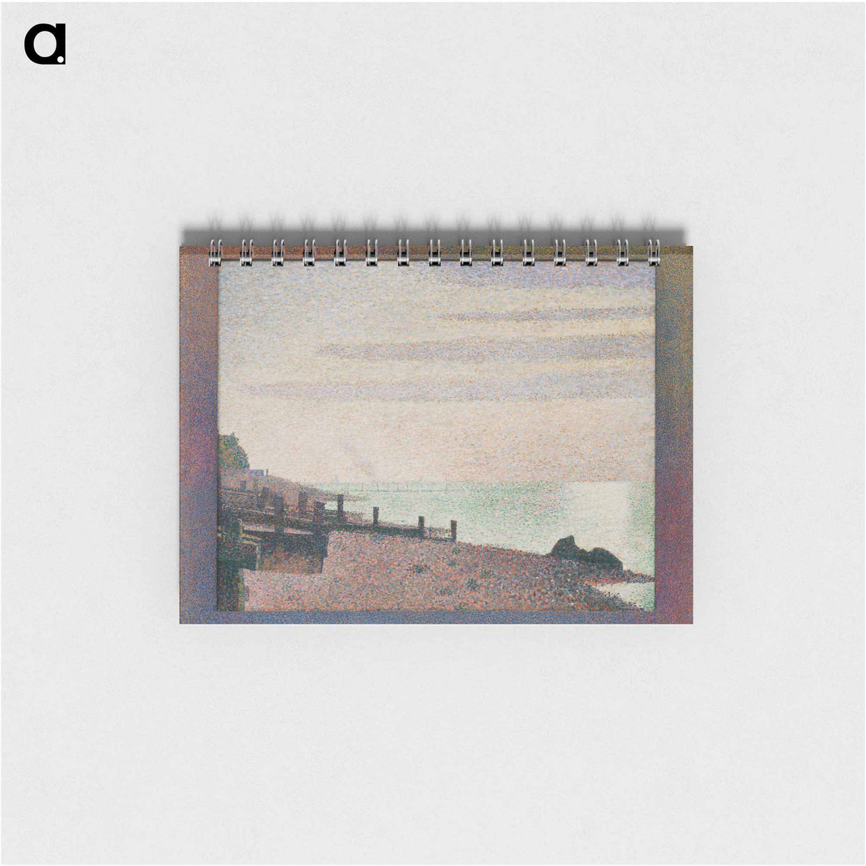 Honfleur, un soir, embouchure de la Seine - ジョルジュ スーラ Memo.