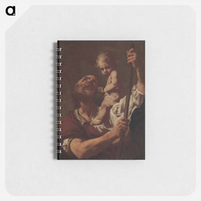 アートメモ帳-Saint Christopher Carrying the Infant Christ
 - ジョバンニ バティスタ ティエポロ Memo.