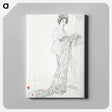 アートパネル-Girl in a Summer Kimono
 - 橋口 五葉 Canvas.