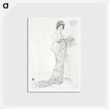 アートポストカード-Girl in a Summer Kimono
 - 橋口 五葉 Postcard.