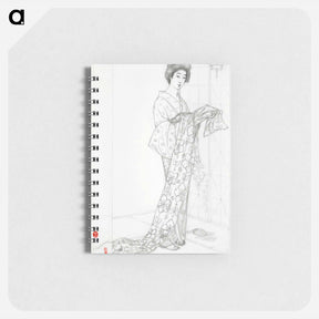 アートメモ帳-Girl in a Summer Kimono
 - 橋口 五葉 Memo.