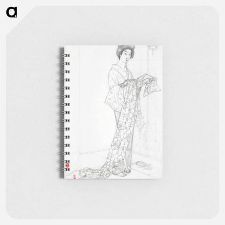 アートメモ帳-Girl in a Summer Kimono
 - 橋口 五葉 Memo.