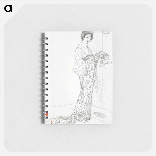 アートメモ帳-Girl in a Summer Kimono
 - 橋口 五葉 Memo.