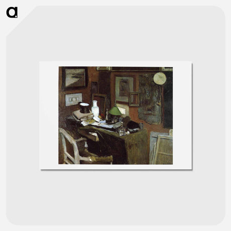 アートポストカード-Interior with a top hat - アンリ マティス Postcard.