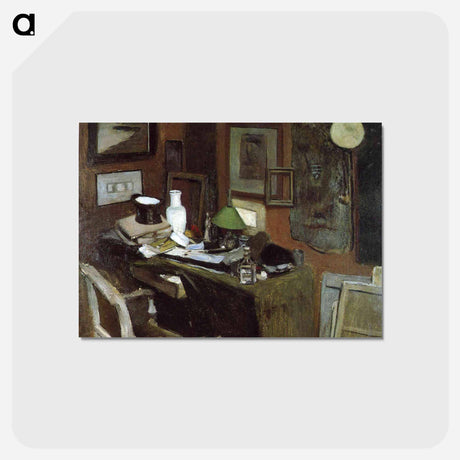 アートポストカード-Interior with a top hat - アンリ マティス Postcard.