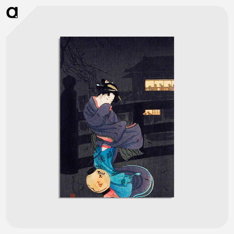 アートポストカード-Cold Wintery Wind - 高橋 宏明 Postcard.