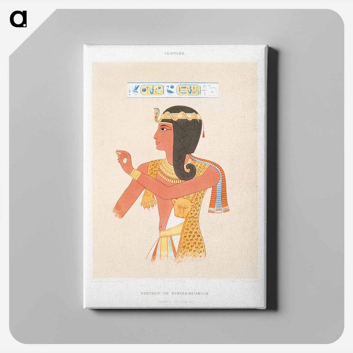 アートパネル-Ramses-Meïamoun Portrait
 - エジプト美術史 Canvas.
