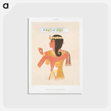 アートポストカード-Ramses-Meïamoun Portrait
 - エジプト美術史 Postcard.