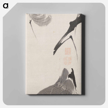 アートパネル-Geese and Reeds
 - 伊藤若冲 Canvas.