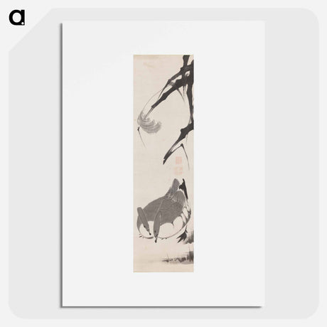 アートポスター-Geese and Reeds
 - 伊藤若冲 Poster.
