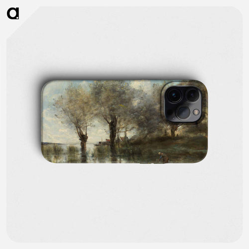 A Pond in Picardy
 - ジャン バティスト カミーユ コロー Phone Case.