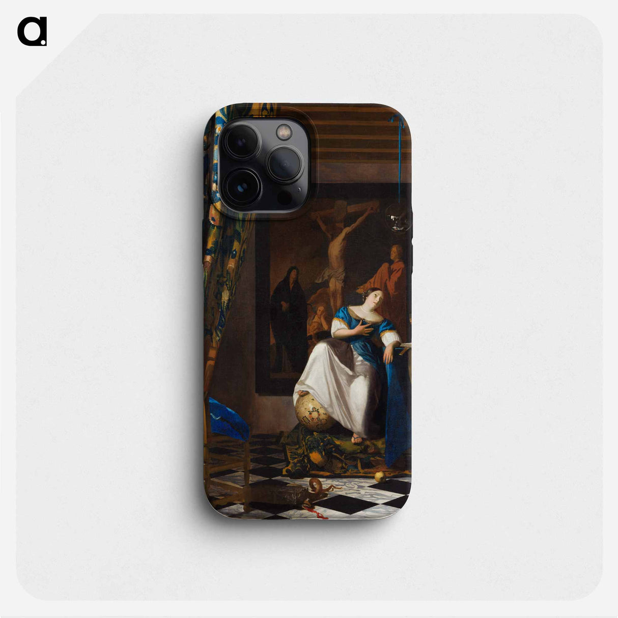 Allegory of the Catholic Faith - ヨハネス フェルメール Phone Case.