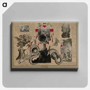 アートパネル-Victorian Blood Book
 - ジョン ビングリー ガーランド Canvas.