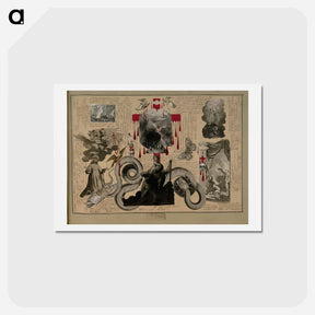 アートポストカード-Victorian Blood Book
 - ジョン ビングリー ガーランド Postcard.