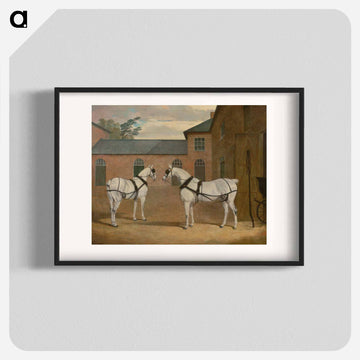 Grey Carriage Horses at Putteridge Bury
 - ジョン フレデリック ヘリング Poster.