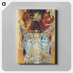 アートパネル-Study for the Boston Public Library Murals: Design for an Archway - ジョン シンガー サージェント Canvas.