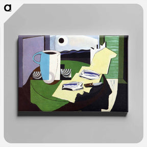 アートパネル-Still LIfe with Fish - ルイ マルクーシ Canvas.