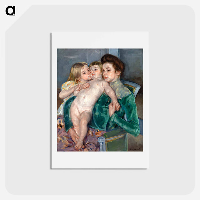 アートポストカード-The Caress - メアリー カサット Postcard.
