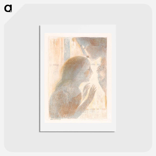 アートポストカード-It was a religious mystery - モーリス ドニ Postcard.