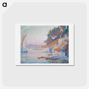 アートポストカード-Signac - La Calanque edit - ポール シニャック Postcard.