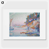 Signac - La Calanque edit - Paul Signac Poster.