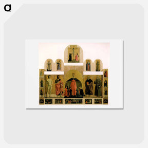 アートポストカード-Polyptych of the Misericordia - ピエロ デラ フランチェスカ Postcard.
