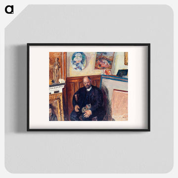 Portrait of Ambroise Vollard with a Cat
 - ピエール ボナール Poster.