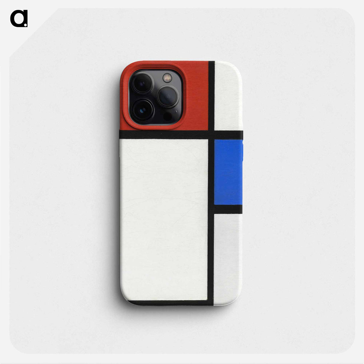 Composition No. II with Red and Blue - Piet Mondrian Phone Case.