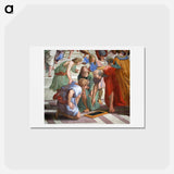0 Chambre de Raphaël - École d'Athènes - ラファエロ サンティ Postcard.