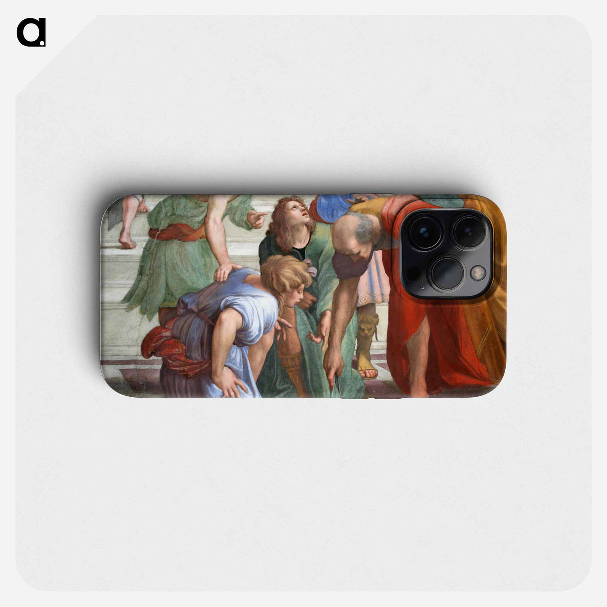 0 Chambre de Raphaël - École d'Athènes - ラファエロ サンティ Phone Case.