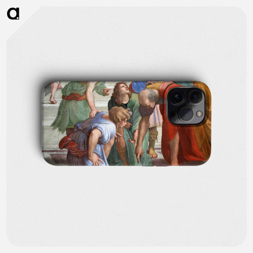 0 Chambre de Raphaël - École d'Athènes - ラファエロ サンティ Phone Case.