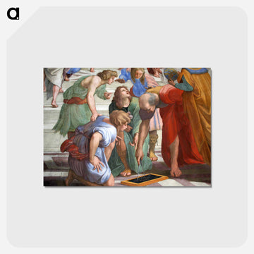 0 Chambre de Raphaël - École d'Athènes - ラファエロ サンティ Postcard.