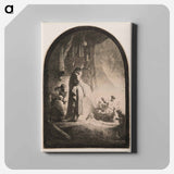 The Raising of Lazarus - レンブラント ファン レイン Canvas.