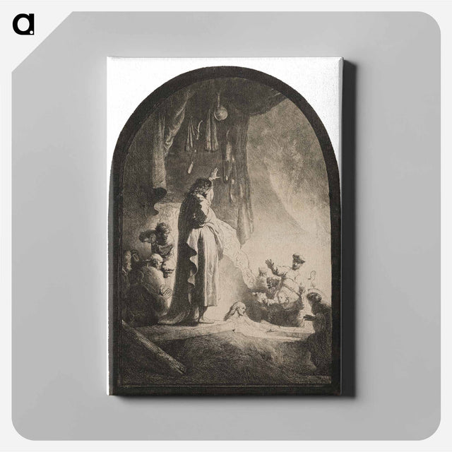 アートパネル-The Raising of Lazarus - レンブラント ファン レイン Canvas.