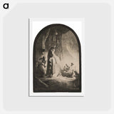 アートポストカード-The Raising of Lazarus - レンブラント ファン レイン Postcard.