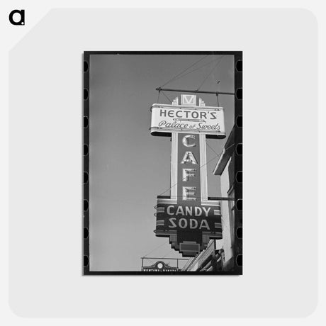 アートポストカード-Sign, Crosby, North Dakota
 - ラッセル リー Postcard.